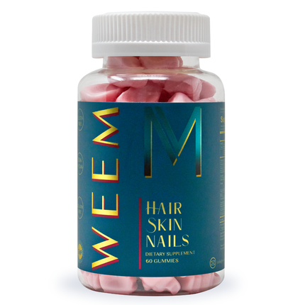 Hair, Skin & Nails Gummies – Grow Thicker, Fuller Hair