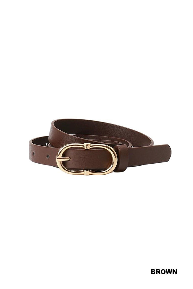Double Ring Pin Buckle Fashion Belt For Men And Women Casual Belt
