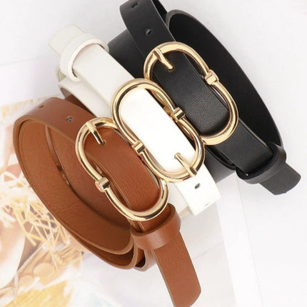 Double Ring Pin Buckle Fashion Belt For Men And Women Casual Belt