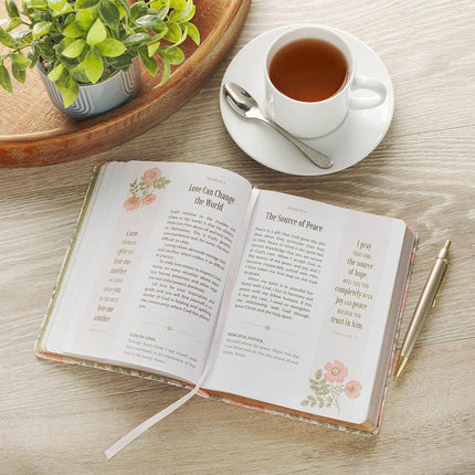 My Favorite Bible Verse Devotional Faux Leather Pink Journal