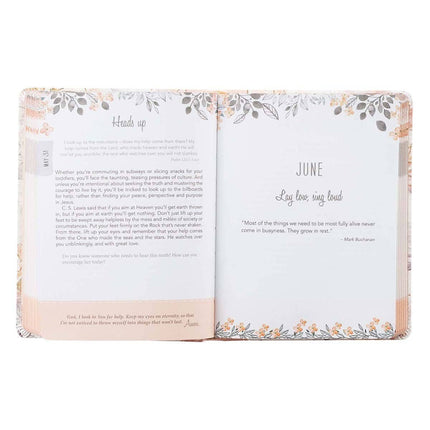 Walking In Grace Devotional Faux Leather Edition With 366 Grace Filled Devotions