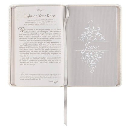 Mr And Mrs 366 Devotions For Couples White Faux Leather Devotional