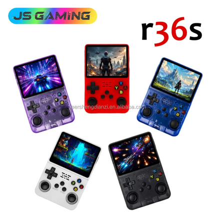 R36s Handheld Game Console 64GB 128GB Portable Retro Gaming System