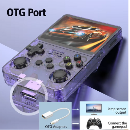 R36s Handheld Game Console 64GB 128GB Portable Retro Gaming System