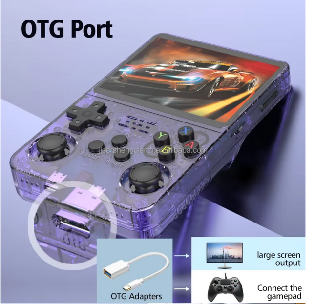 R36s Handheld Game Console 64GB 128GB Portable Retro Gaming System