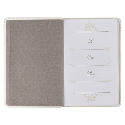 Mr And Mrs 366 Devotions For Couples White Faux Leather Devotional